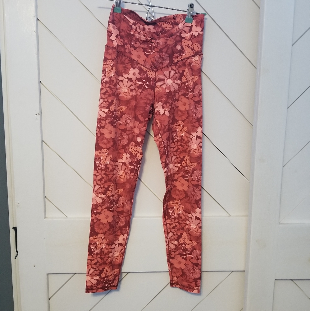 Offline by Aerie floral pink leggings
